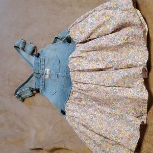 Oshkosh bibbed dress